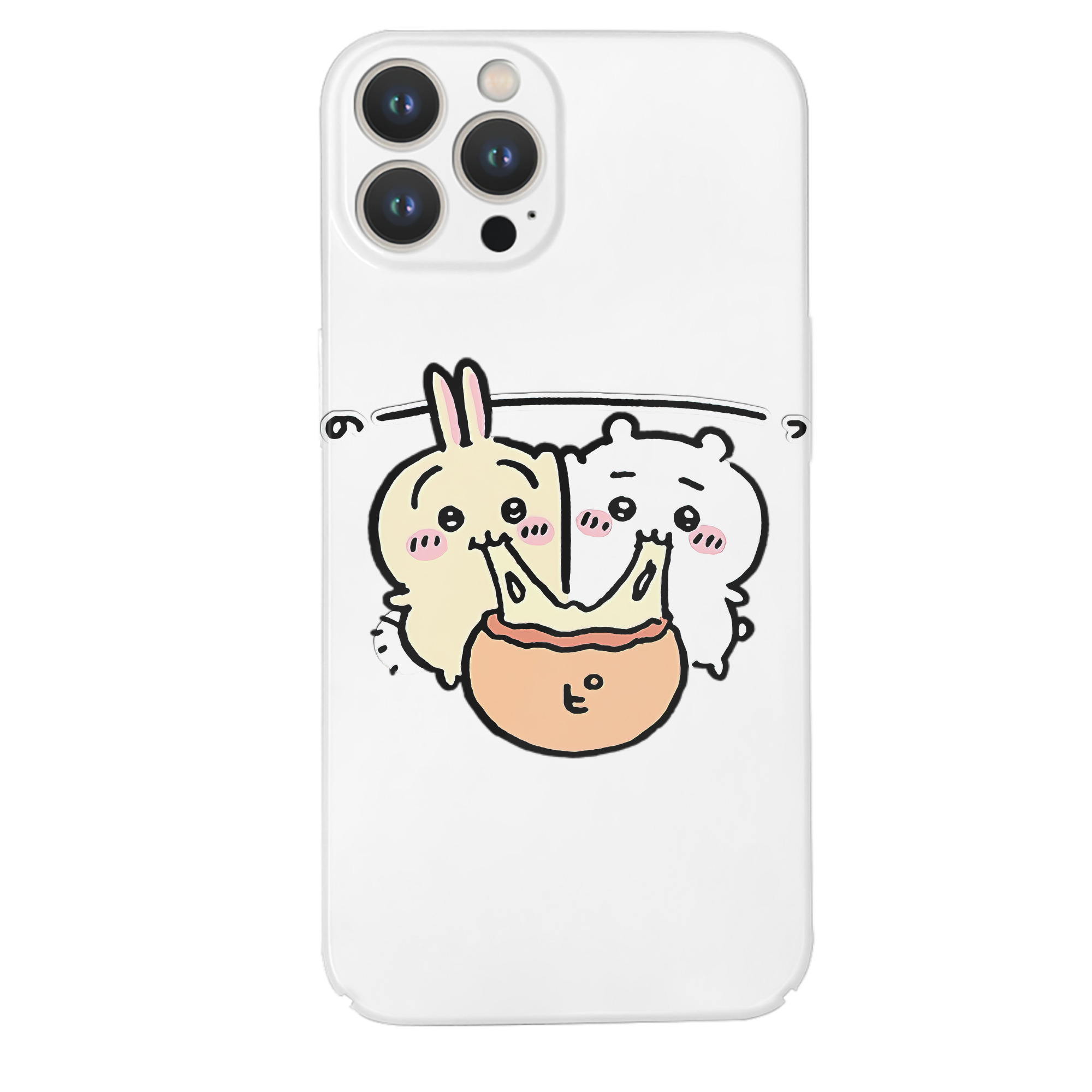 （画像用） ちいかわ うさぎ Chii-kawa usagi 【iPhone 14シリーズ対応】ハードケース